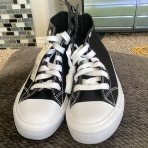 Black & White high top sneakers